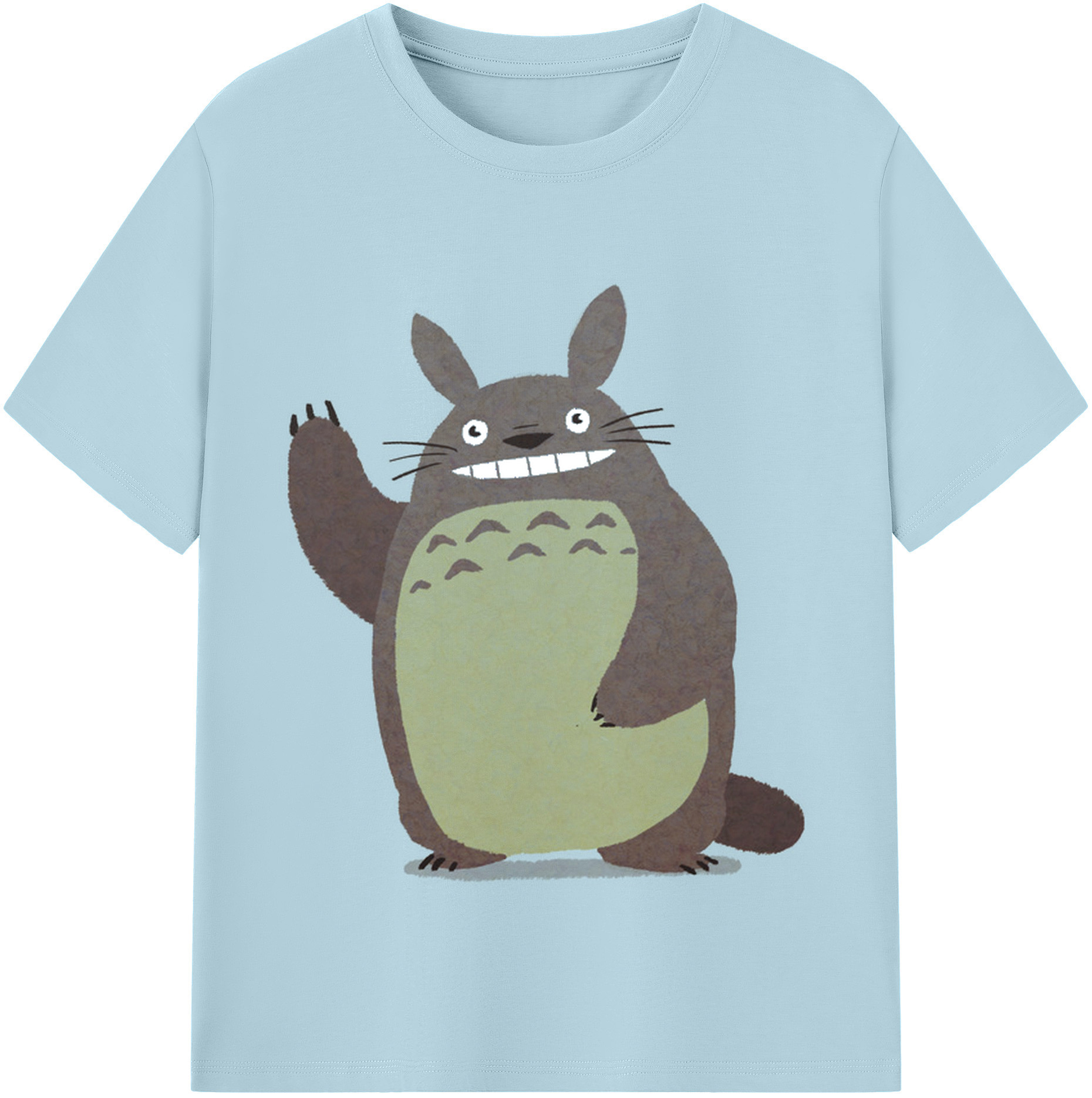 （画像用） となりのトトロ 草壁メイ 草壁サツキ My Neighbor Totoro Satsuki Kusakabe Mei Kusakabe 綿100％半袖Tシャツ（フロントプリント）